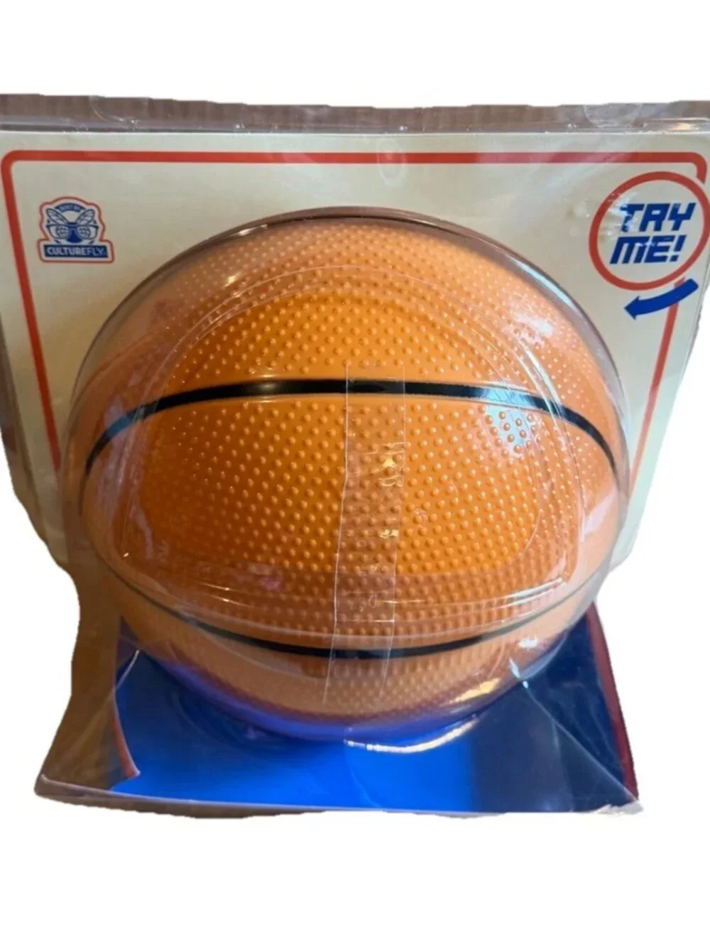 NEW Culturefly Basketball Popcorn Bucket Slide Lid Snack Bowl